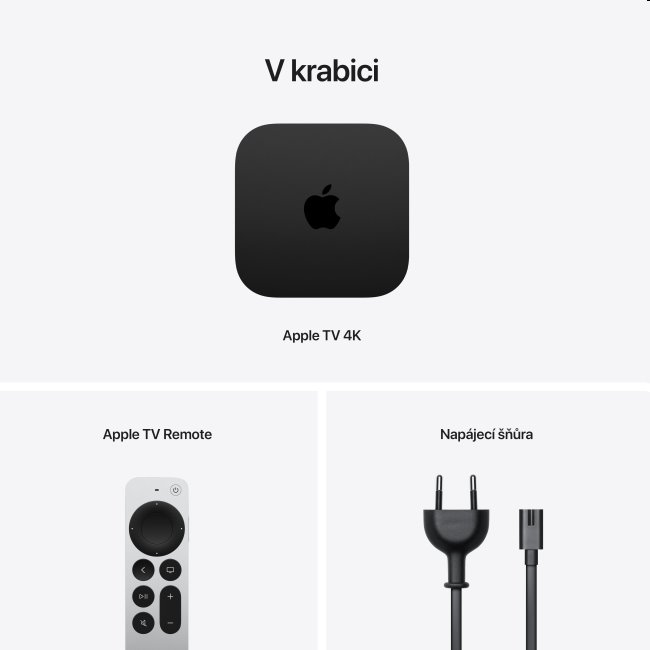 Apple TV 4K Wi-Fi + Ethernet 128GB tárhellyel (2022)