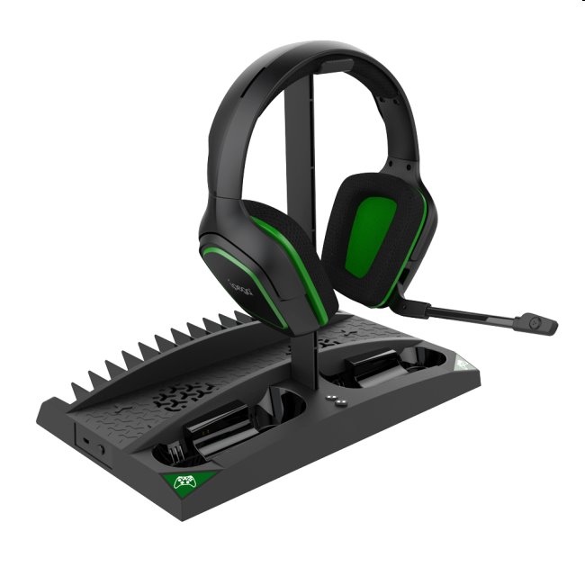 iPega XB007 dokkolóállomás Xbox One, One S és One X, Vezeték nélküli vezérlő és fejhallgató számára