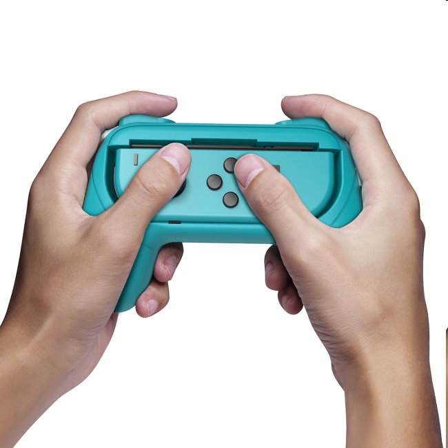 iPega gamepad Grip Nintendo Joy-Con vezérlők számára, kék/piros (2db)