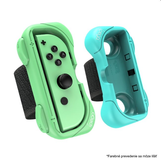 iPega Grip szíjjal Nintendo Joy-Con vezérlők számára, kék/piros (2db)