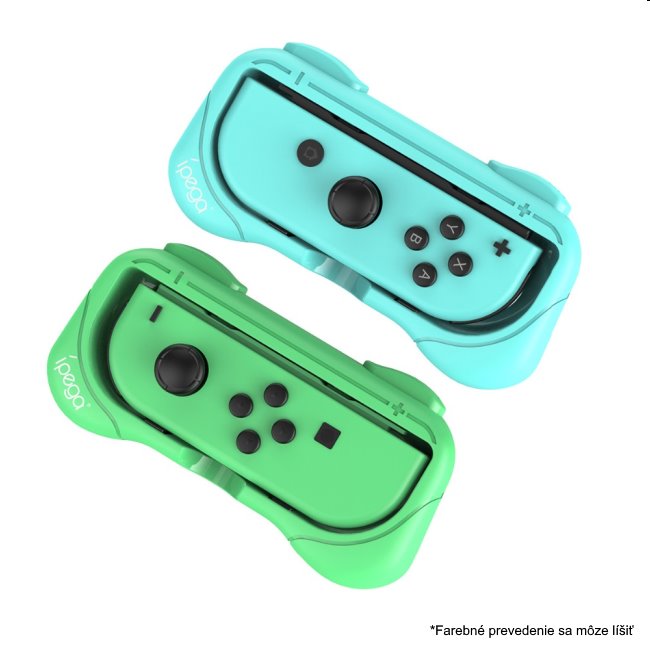 iPega Grip szíjjal Nintendo Joy-Con vezérlők számára, kék/piros (2db)