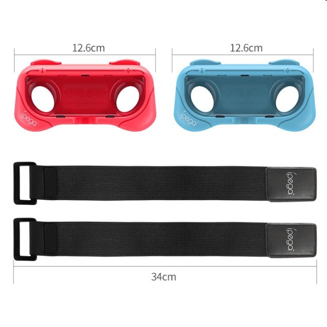 iPega Grip szíjjal Nintendo Joy-Con vezérlők számára, kék/piros (2db) iPega Grip szíjjal Nintendo Joy-Con vezérlők számára, kék/piros (2db)