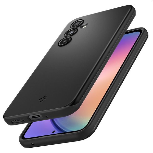 Spigen Thin Fit tok Samsung Galaxy A54 5G számára, Fekete Spigen Thin Fit tok Samsung Galaxy A54 5G számára, Fekete