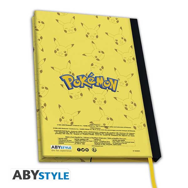 Pikachu (Pokémon) jegyzetfüzet Pikachu (Pokémon) jegyzetfüzet