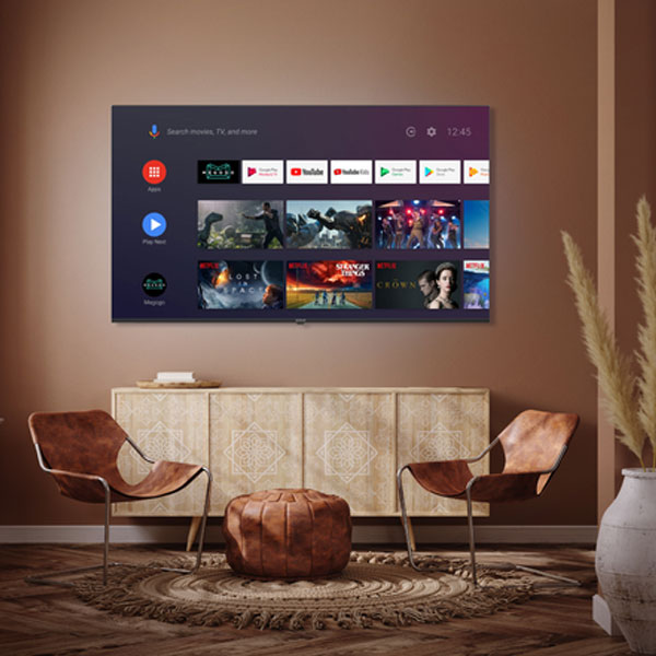 Kivi TV 65U740NB, 65" (150 cm), UHD, Google Android TV,, fekete