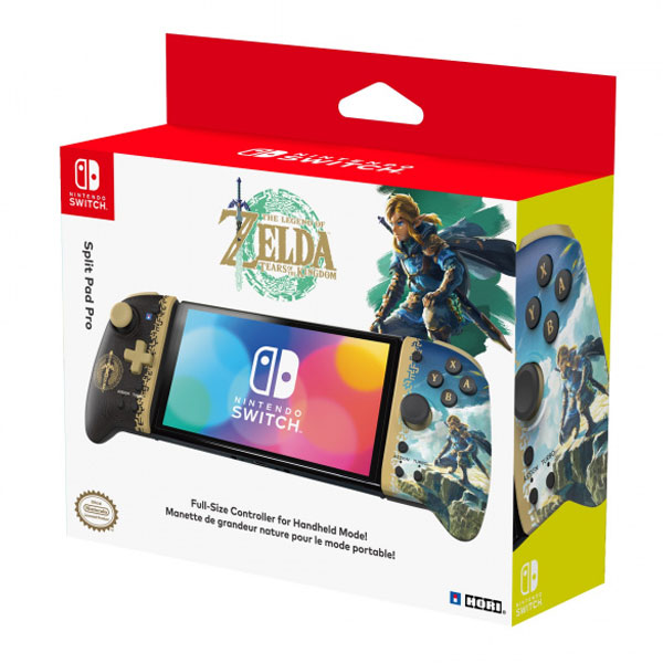 Vezérlő Nintendo Switch HORI Split Pad Pro számára (The Legend of Zelda: Tears of the Kingdom)