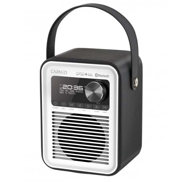Carneo rádió D600 DAB/FM - fekete / fehér