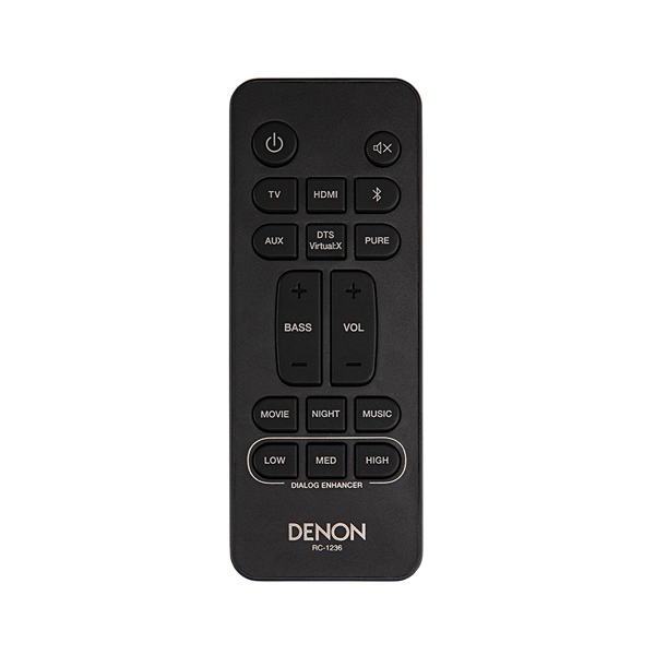 Denon DHT-S216, soundbar DTS Virtual:X és Bluetooth