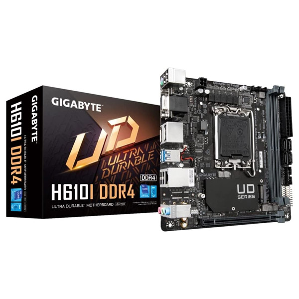 Gigabyte H610I DDR4 , Intel H610, Socket1700, 2xDDR4, mini-ITX