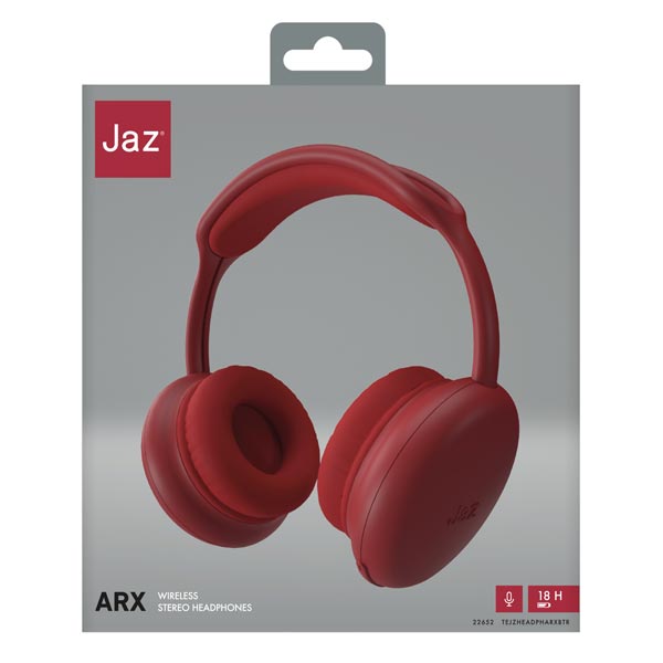 Jaz Vezeték nélküli sztereó fülhallgató ARX, piros