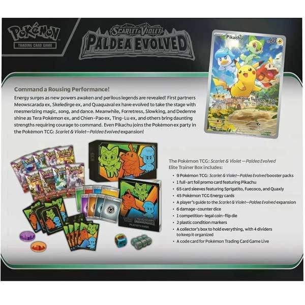 Pokémon TCG: Scarlet & Violet Paldea Evolved Elite Trainer Box (Pokémon) kártyajáték