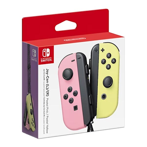 Nintendo Joy-Con Pair, pastel rózsaszín/pastel sárga