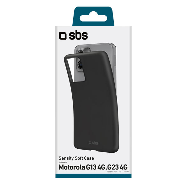 SBS Sensity tok Motorola Moto G13/G23 számára, fekete