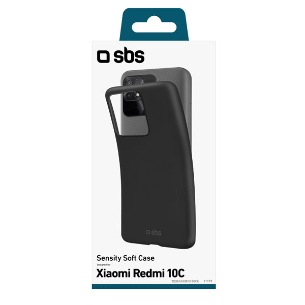 SBS Sensity tok Xiaomi Redmi 10C számára, fekete