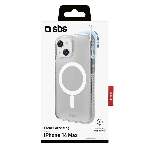 SBS Force Mag tok MagSafe kompatibilis iPhone 14 Plus számára, átlátszó