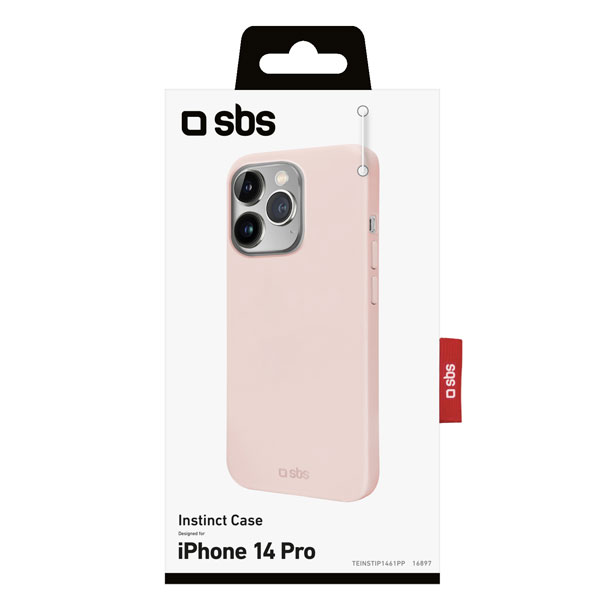 SBS Instinct tok Apple iPhone 14 Pro számára, rózsaszín