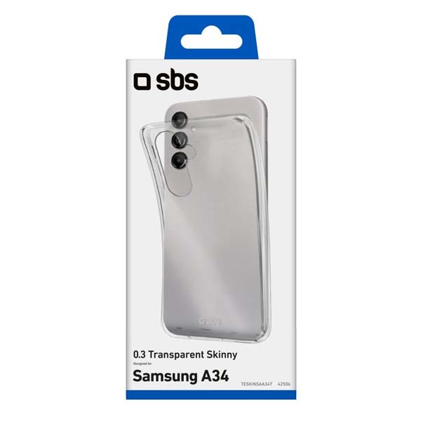SBS Skinny tok Samsung Galaxy A34 5G számára, transparent