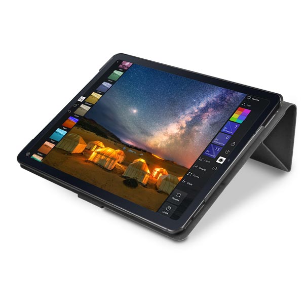 SBS Trio Book tok Samsung Galaxy Tab S7+/S7 FE/S8+ számára, fekete SBS Trio Book tok Samsung Galaxy Tab S7+/S7 FE/S8+ számára, fekete
