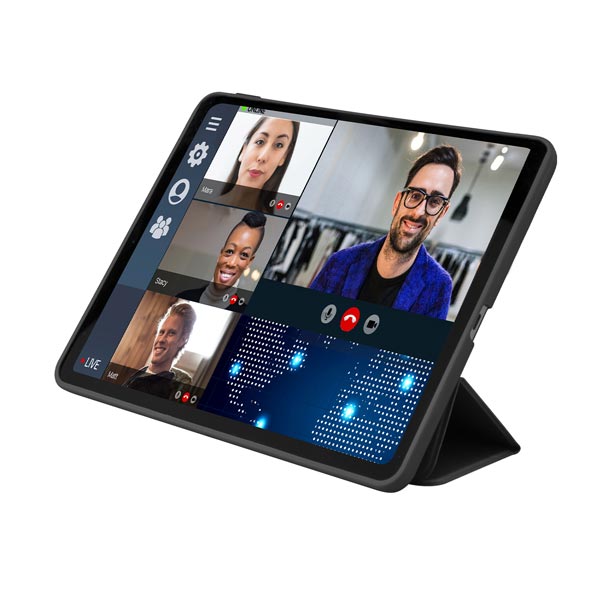 SBS Trio Book Pro tok Samsung Galaxy Tab S8 2022 számára, fekete SBS Trio Book Pro tok Samsung Galaxy Tab S8 2022 számára, fekete