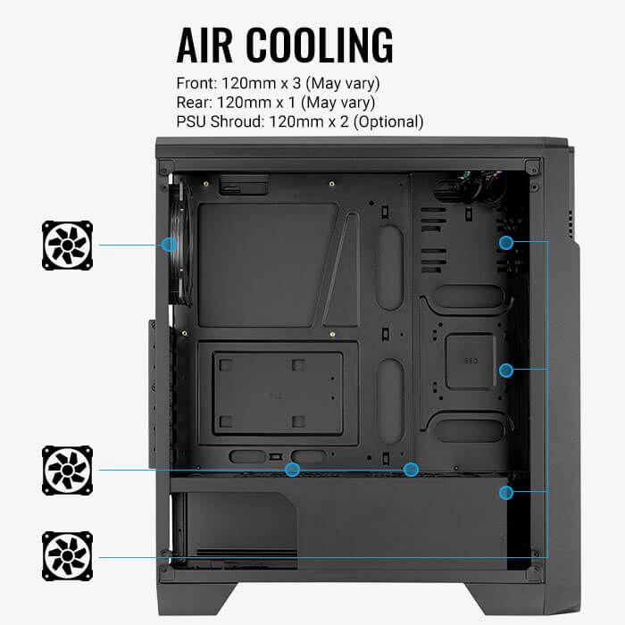 AeroCool case ML G Ore Saturn FRGB, Mid Tower, ATX AeroCool case ML G Ore Saturn FRGB, Mid Tower, ATX