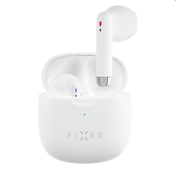 FIXED Pods Vezeték nélküli TWS fülhallgató, fehér