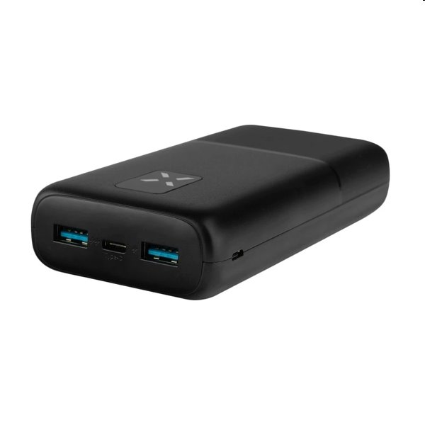 FIXED Powerbank Zen 20 LCD kijelzővel és PD 20W kimenettel, 20 000 mAh, fekete FIXED Powerbank Zen 20 LCD kijelzővel és PD 20W kimenettel, 20 000 mAh, fekete