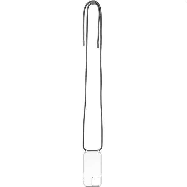 FIXED Pure Neck nyakbaakasztós madzaggal Apple iPhone 12/12 Pro számára, fekete