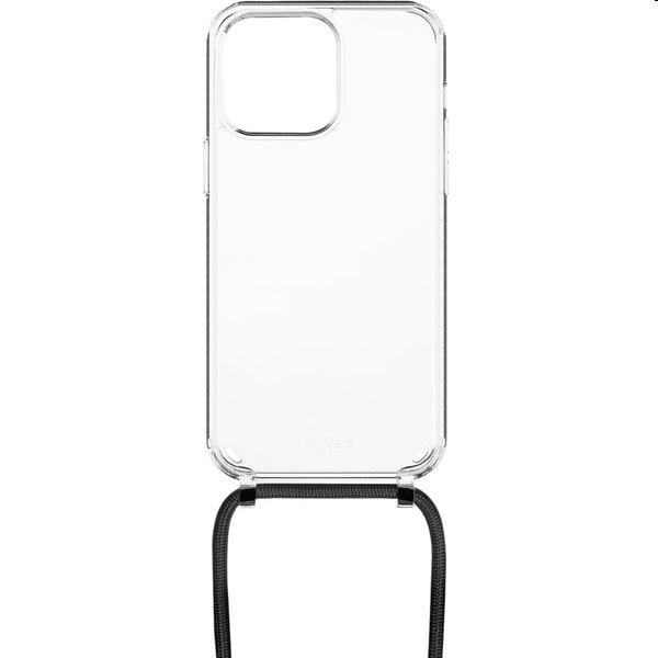 FIXED Pure Neck nyakbaakasztós madzaggal Apple iPhone 7/8/SE (2020/2022) számára, fekete FIXED Pure Neck nyakbaakasztós madzaggal Apple iPhone 7/8/SE (2020/2022) számára, fekete