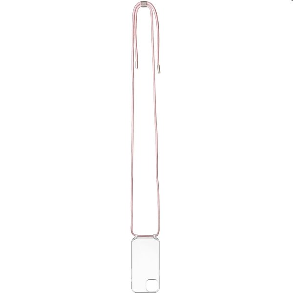 FIXED Pure Neck nyakbaakasztós madzaggal Apple iPhone 7/8/SE (2020/2022) számára, rózsaszín