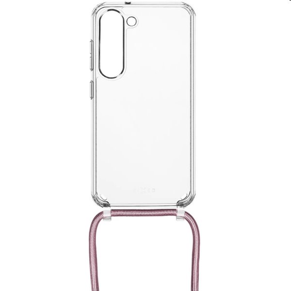 FIXED Pure Neck nyakbaakasztós madzaggal Samsung Galaxy S23 Plus számára, rózsaszín FIXED Pure Neck nyakbaakasztós madzaggal Samsung Galaxy S23 Plus számára, rózsaszín