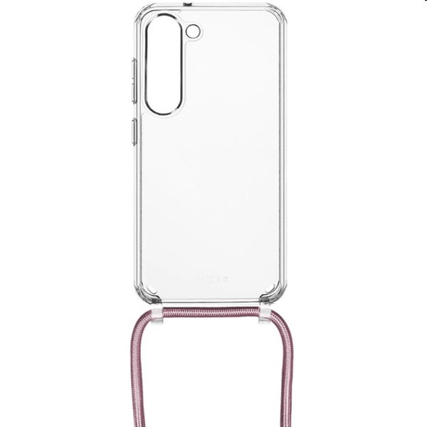 FIXED Pure Neck nyakbaakasztós madzaggal Samsung Galaxy S23 számára, rózsaszín