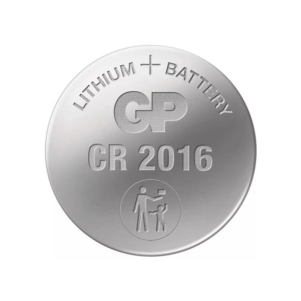 GP lítium gombelem CR2016 2BL, 2 darab