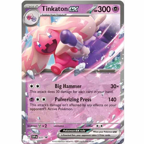 Pokémon TCG: Tinkaton EX Battle Deck kártyajáték