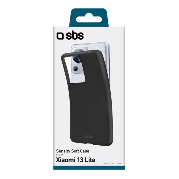 SBS Sensity tok Xiaomi 13 Lite számára, fekete