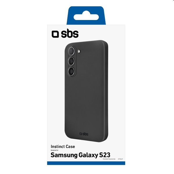SBS Instinct tok Samsung Galaxy S23 számára, fekete