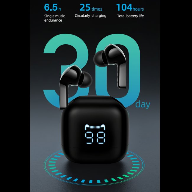 Mibro Earbuds 3 Pro TWS, fekete
