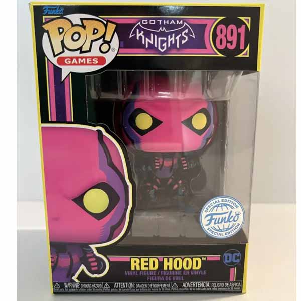 POP! Gotham Knights: Red Hood (DC) Special Kiadás Blacklight figura
