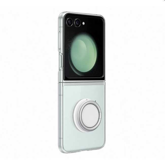 Clear Gadget tok Samsung Galaxy Z Flip5 számára, transparent (levehető fogantyúval) Clear Gadget tok Samsung Galaxy Z Flip5 számára, transparent (levehető fogantyúval)
