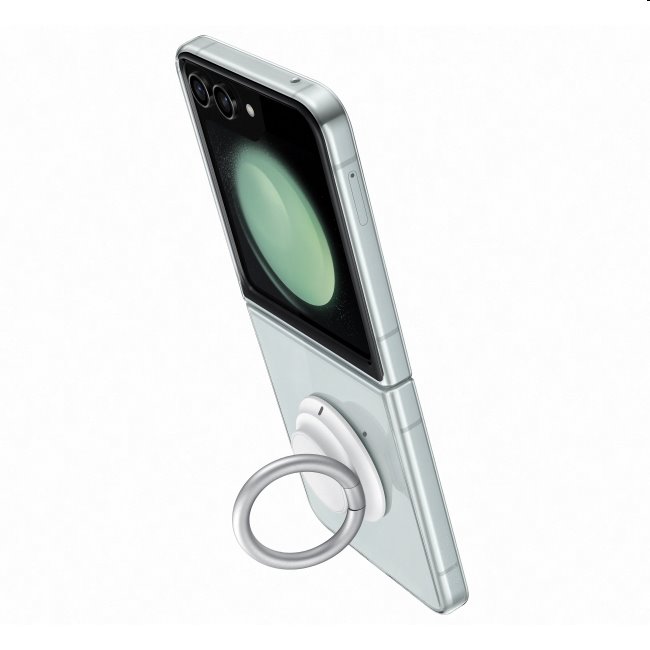 Clear Gadget tok Samsung Galaxy Z Flip5 számára, transparent (levehető fogantyúval) Clear Gadget tok Samsung Galaxy Z Flip5 számára, transparent (levehető fogantyúval)