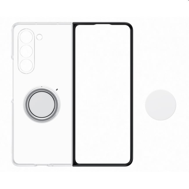 Clear Gadget tok Samsung Galaxy Z Fold5 számára, transparent (levehető fogantyúval) Clear Gadget tok Samsung Galaxy Z Fold5 számára, transparent (levehető fogantyúval)