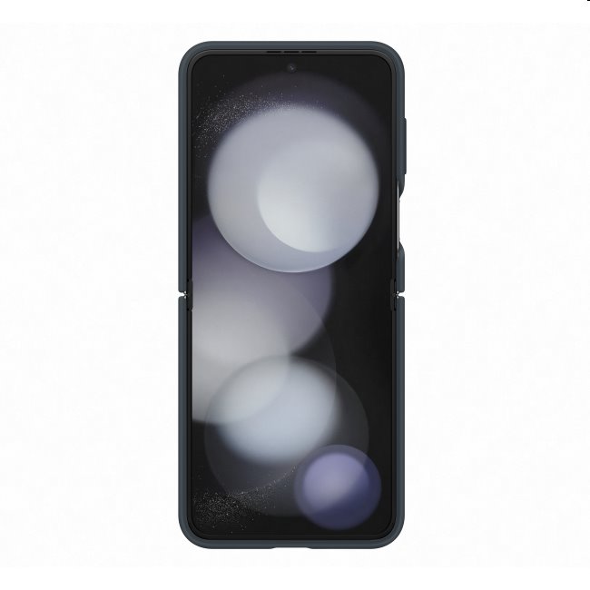 Silicone Cover tok ujjtartóval Samsung Galaxy Z Flip5 számára, indigo