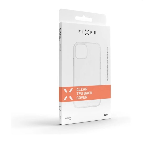 FIXED TPU Zselés tok OPPO A17 számára, átlátszó FIXED TPU Zselés tok OPPO A17 számára, átlátszó