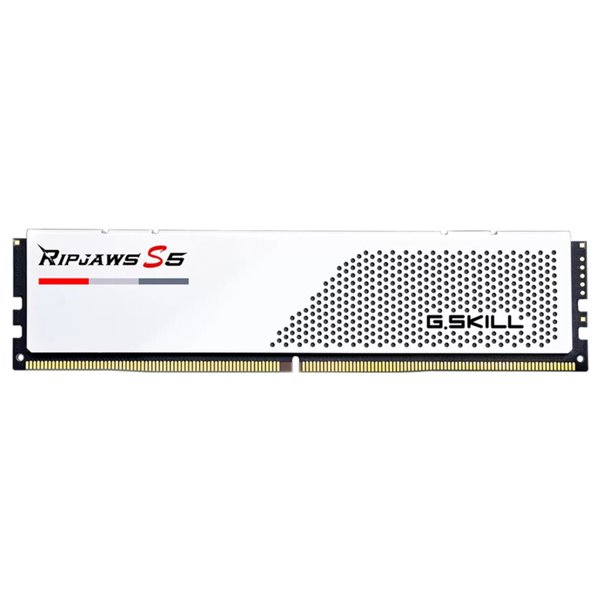 G.SKILL 32GB kit DDR5 5600 CL36 Ripjaws S5 fehér G.SKILL 32GB kit DDR5 5600 CL36 Ripjaws S5 fehér