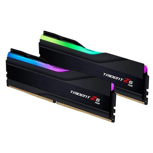 G.SKILL 64GB kit DDR5 5600 CL36 Trident Z5 RGB fekete G.SKILL 64GB kit DDR5 5600 CL36 Trident Z5 RGB fekete