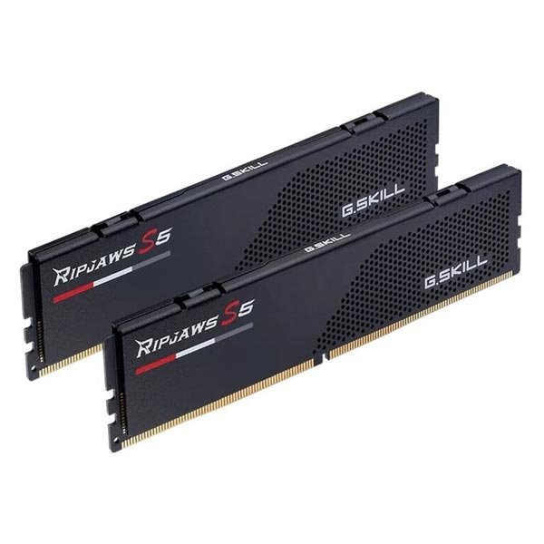 G.SKILL 64GB kit DDR5 6000 CL30 Ripjaws S5 fekete G.SKILL 64GB kit DDR5 6000 CL30 Ripjaws S5 fekete