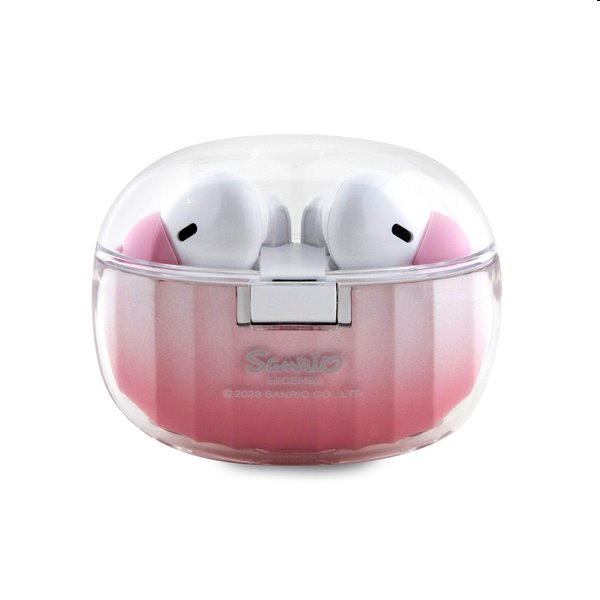 Hello Kitty True Wireless Kitty Head Logo Stereo Earphones, rózsaszín