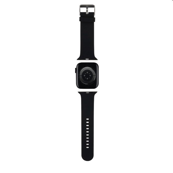 Karl Lagerfeld Choupette Head NFT szíj Apple Watch 38/40mm számára, fekete