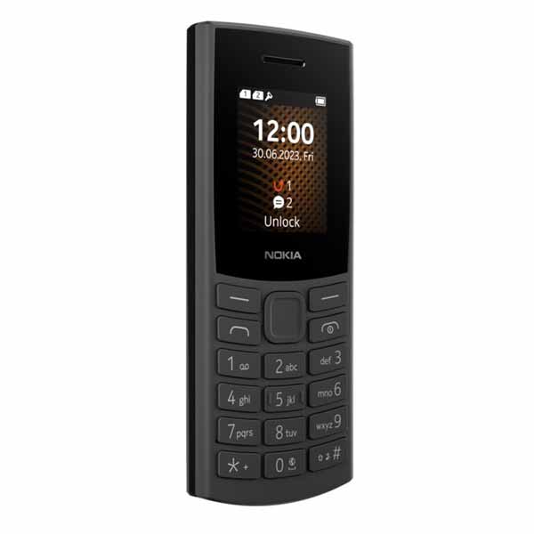Nokia 105 4G Dual Sim 2023 fekete