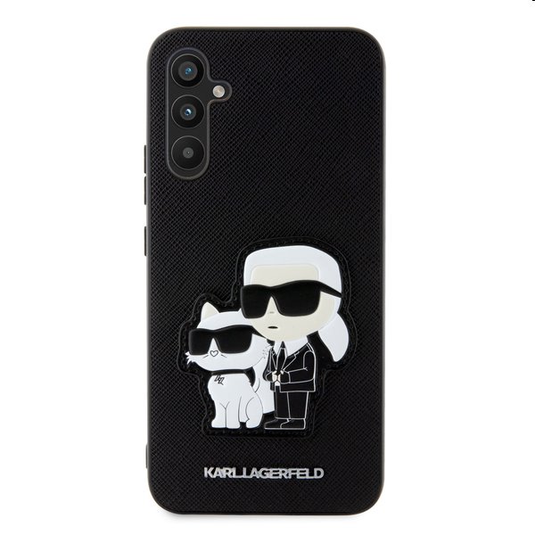 Karl Lagerfeld PU Saffiano Karl and Choupette NFT tok Samsung Galaxy A54 5G számára, fekete
