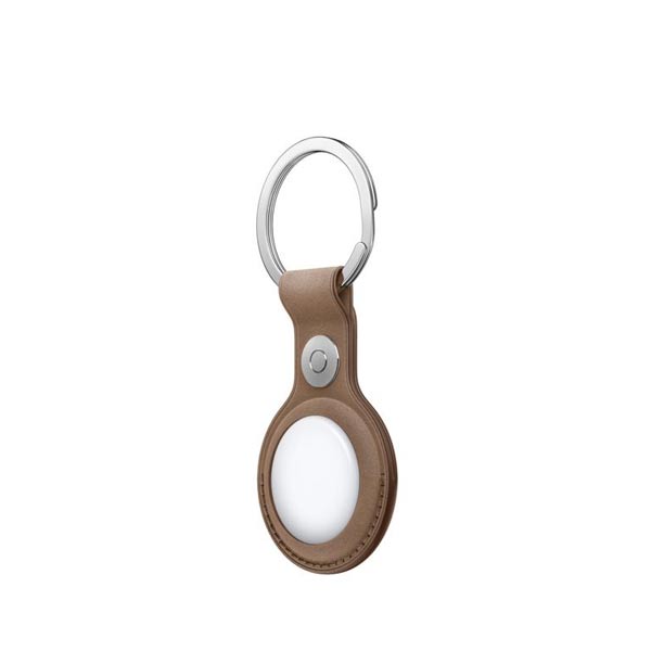 Apple AirTag FineWoven Key Ring - Taupe